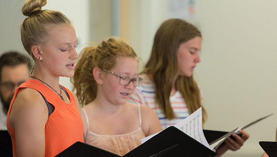 middle school voice students