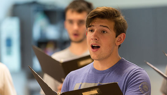 high school voice students