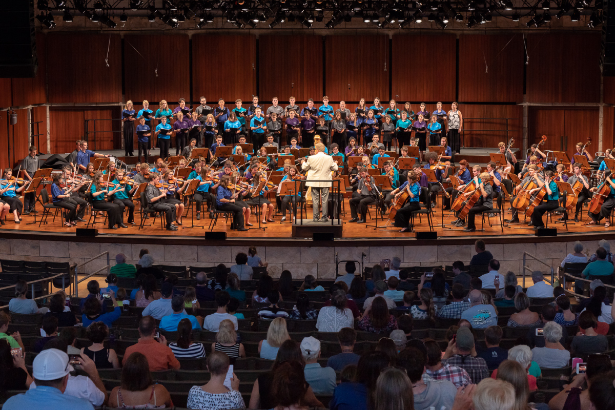 student musicians concert