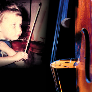 Niño tocando el violín